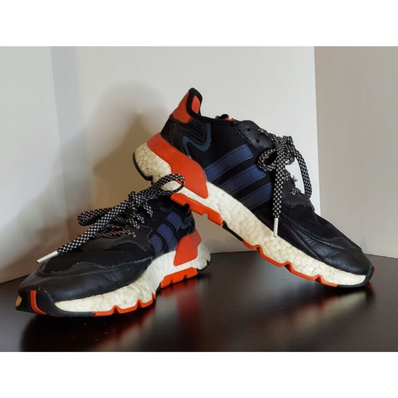Adidas Mens Nite Jogger EG6750 Black Running Shoes Sneakers Size 8 - Picture 5 of 7